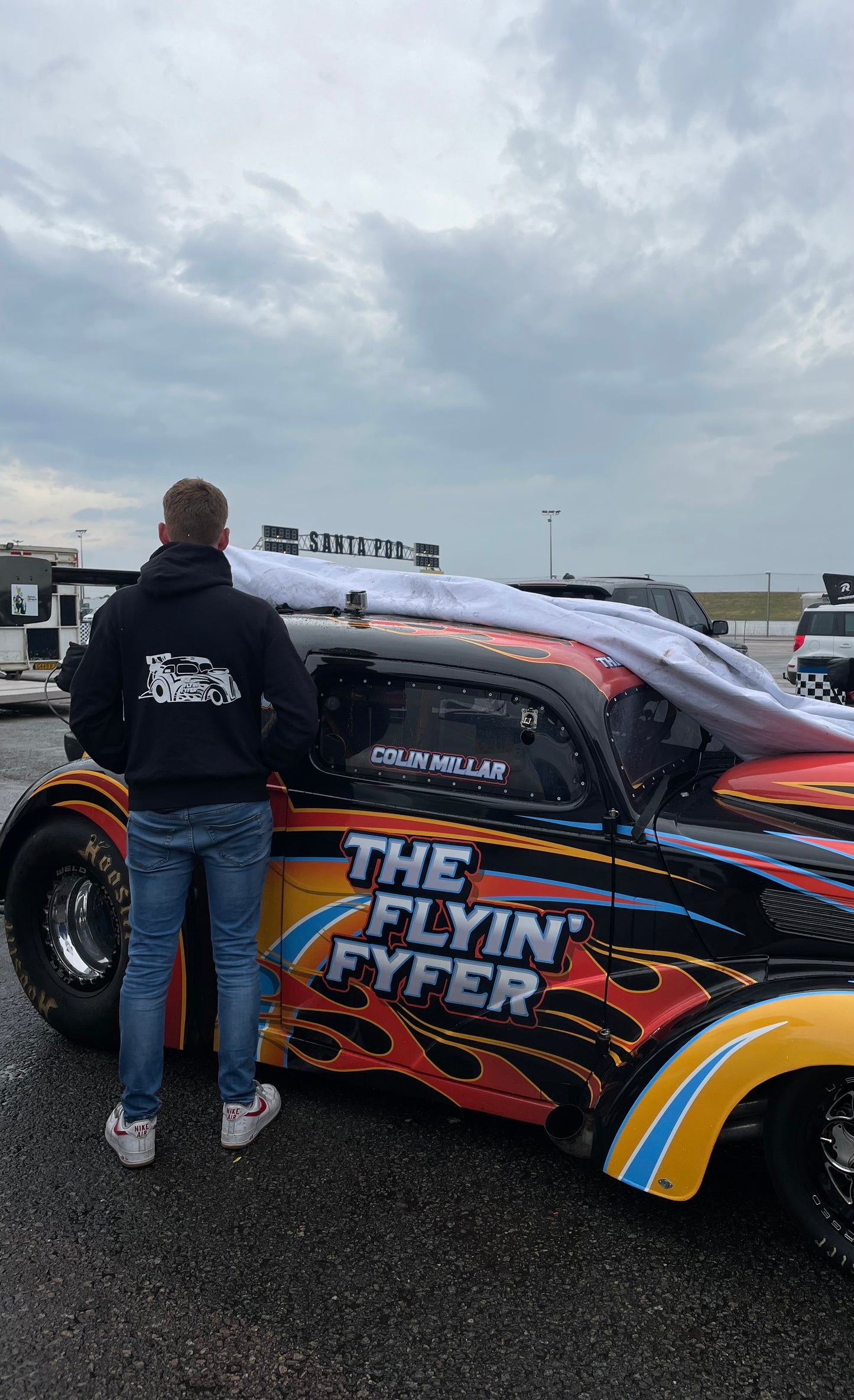 Custom car hoodie