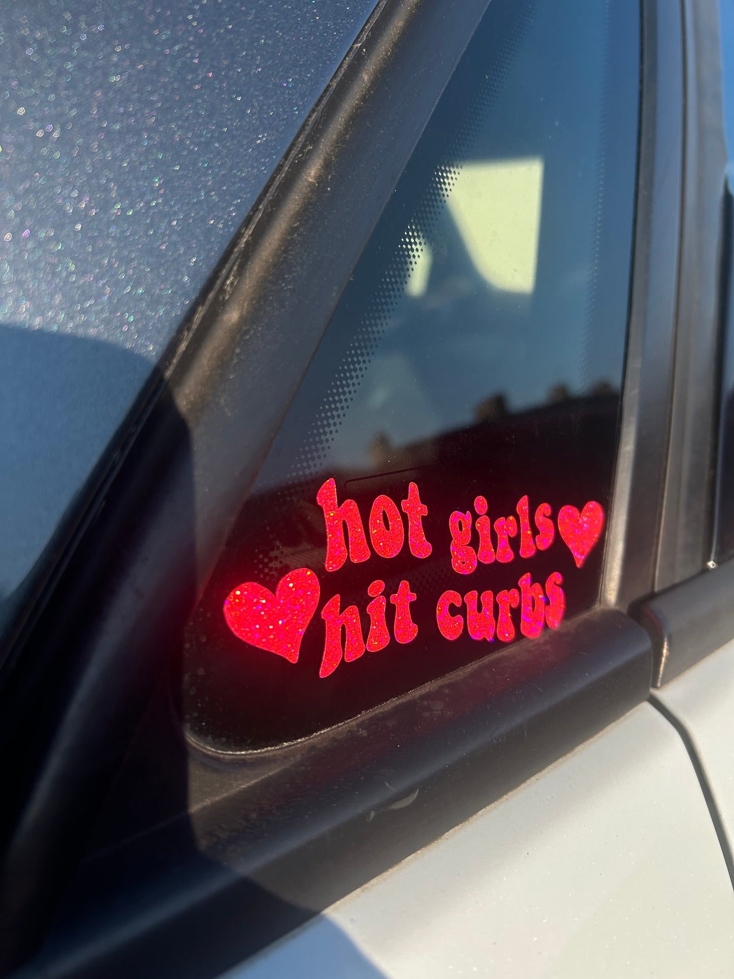 Hot girls hit curbs sticker
