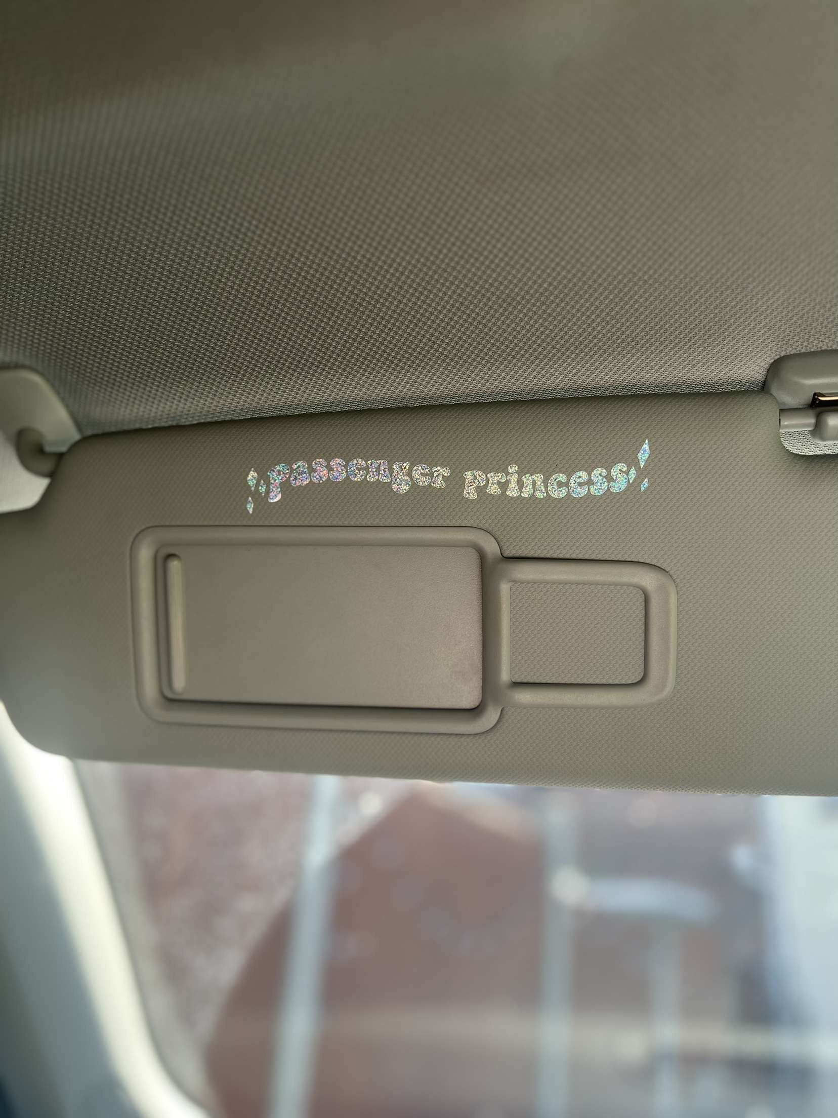 Passenger princess sticker – droppedautos