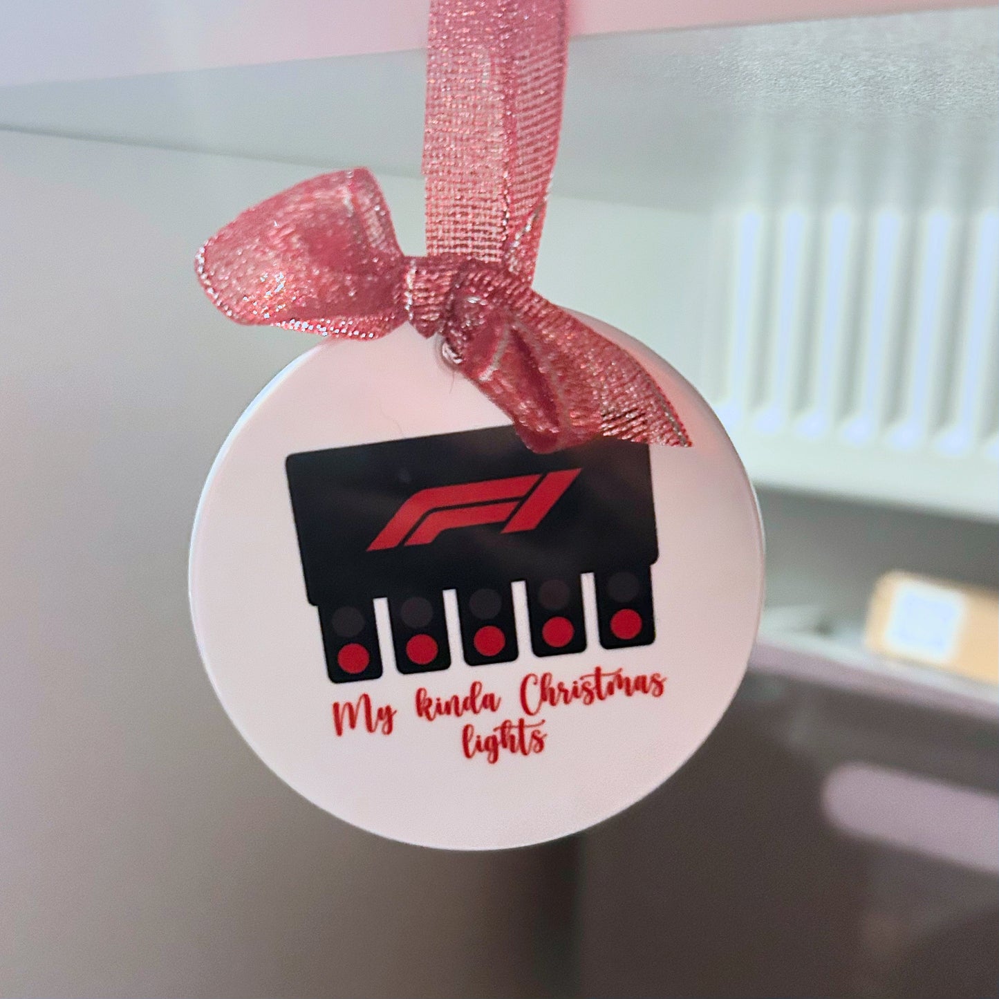 F1 Christmas ornament