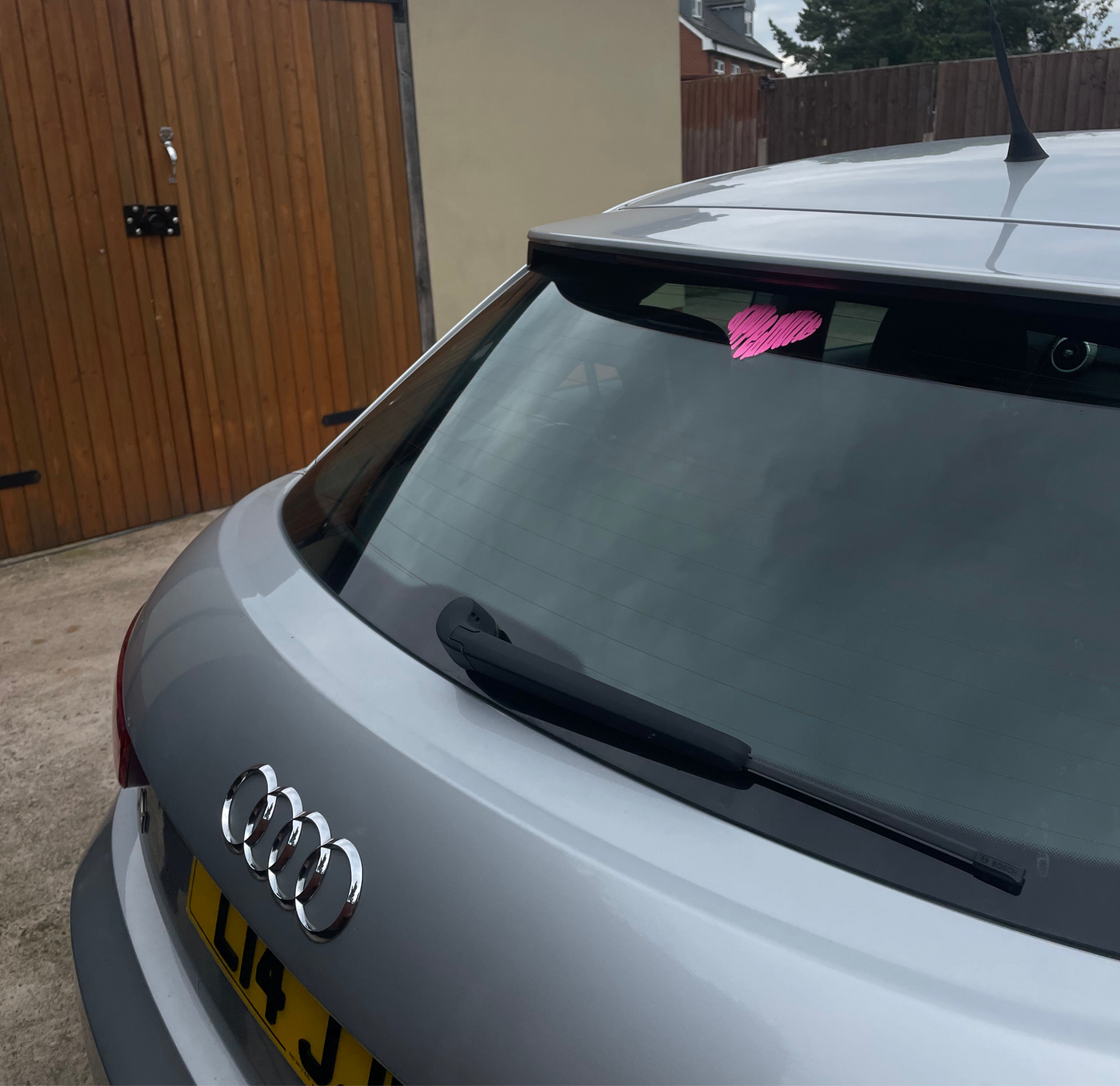Heart sticker