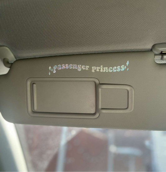 Passenger princess sticker