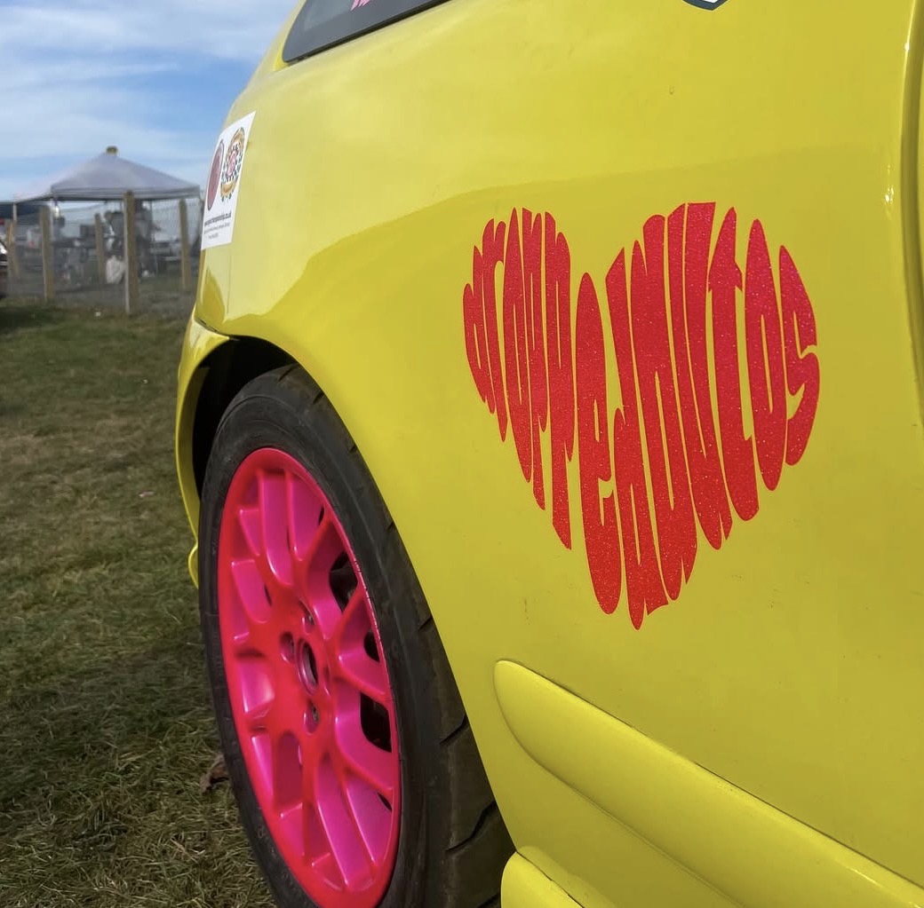 Heart sticker