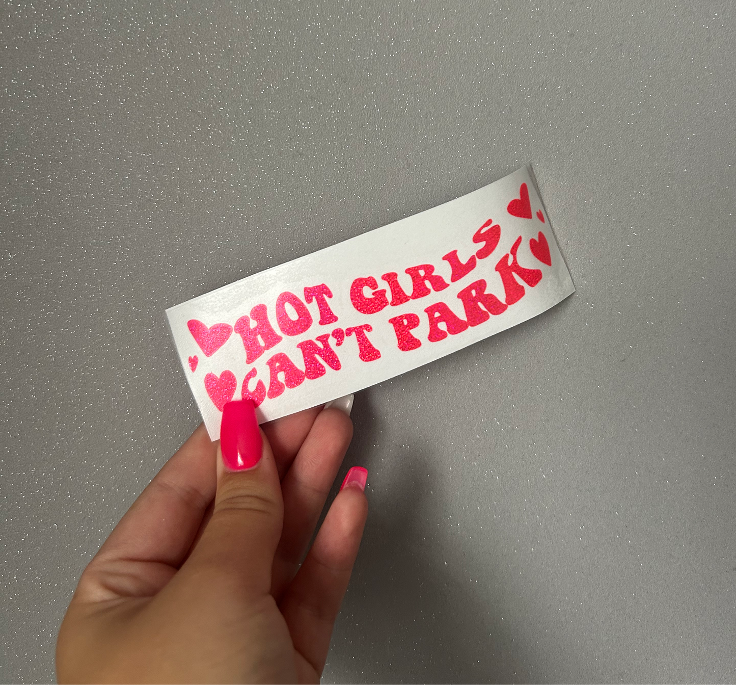 Hot girls can’t park sticker