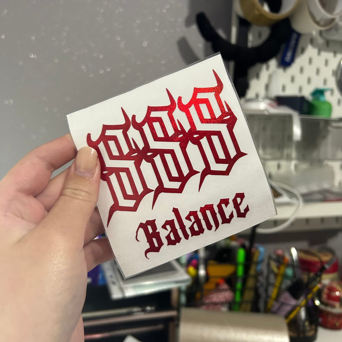 888 balance sticker