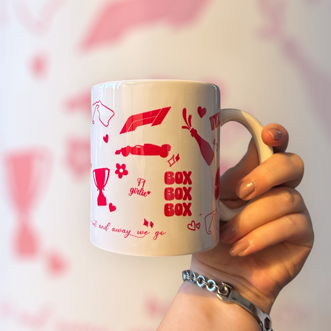 F1 GIRLIES MUG