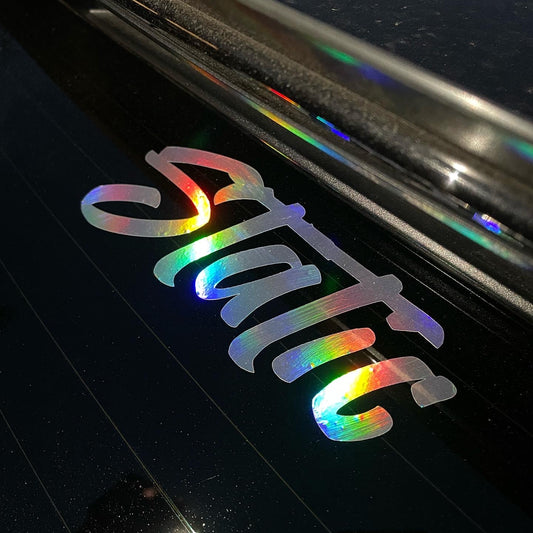 'Static' Vinyl sticker